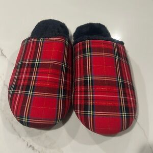 J Crew Sherpa slippers